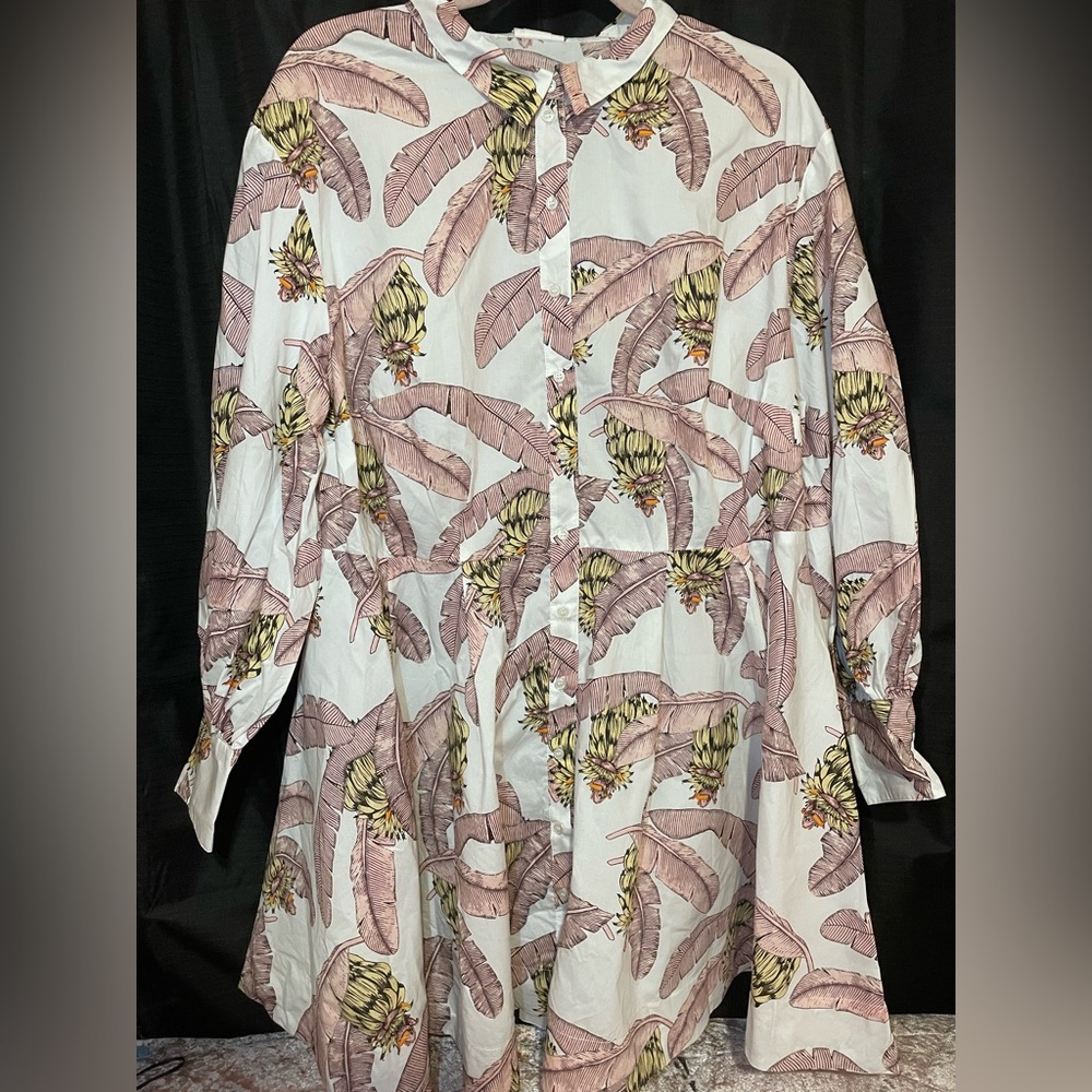 Womens Overside Shirt Dress